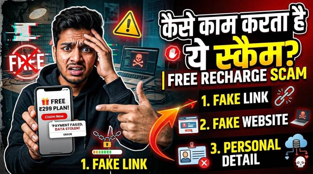 free recharge scam kaise kam karta hai