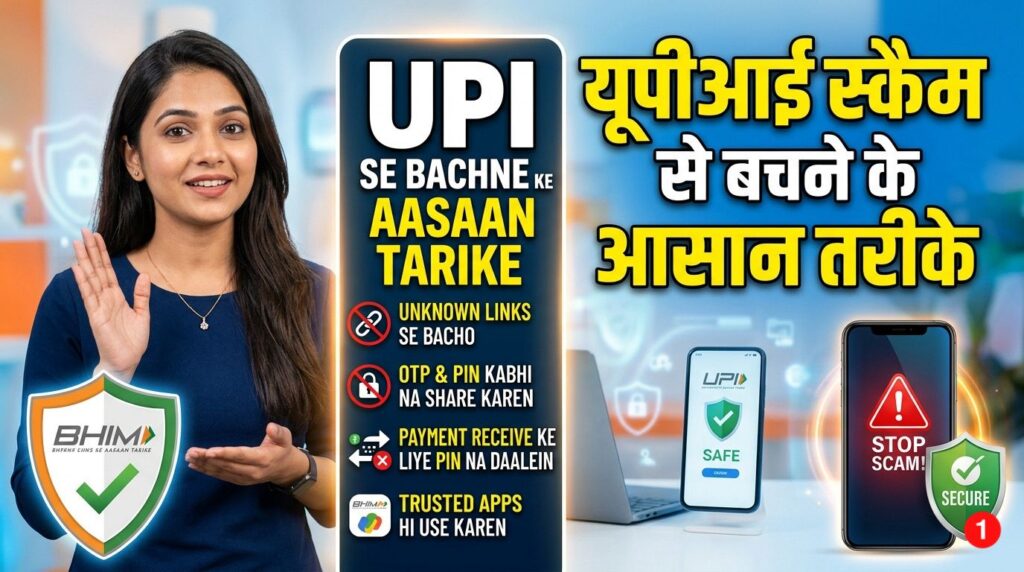 upi scam se bachane ke aashan tarike
